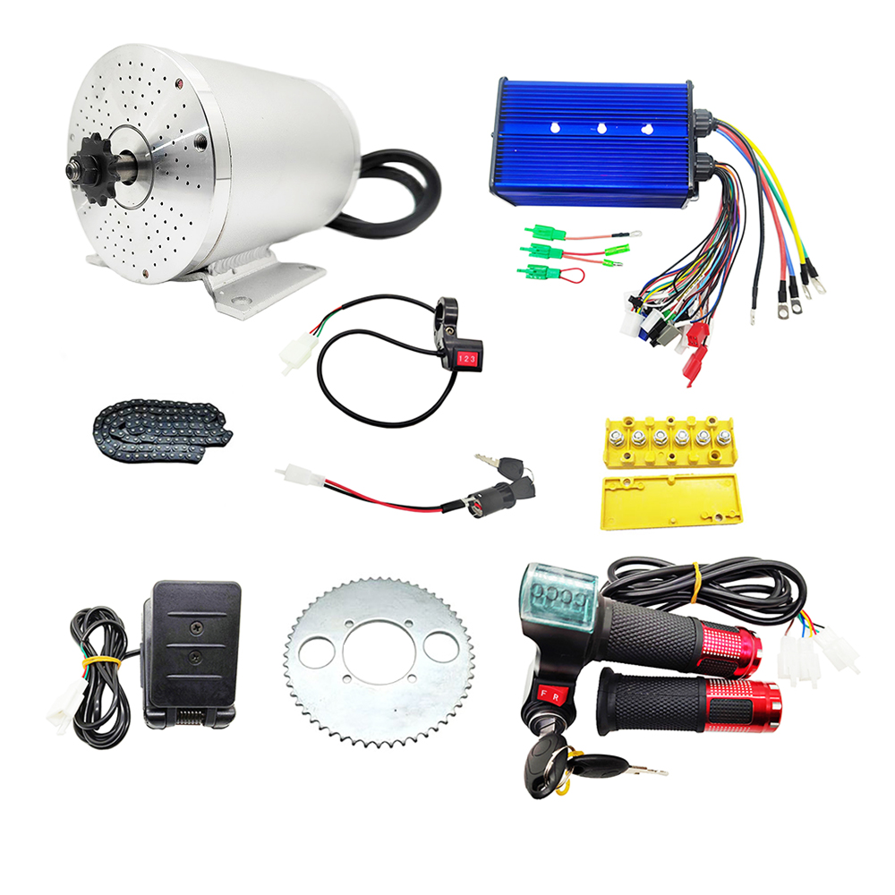 Mid Drive Motor Kit 72V 3000W - Электродвигатель бесщеточный постоянного тока, комплект для
