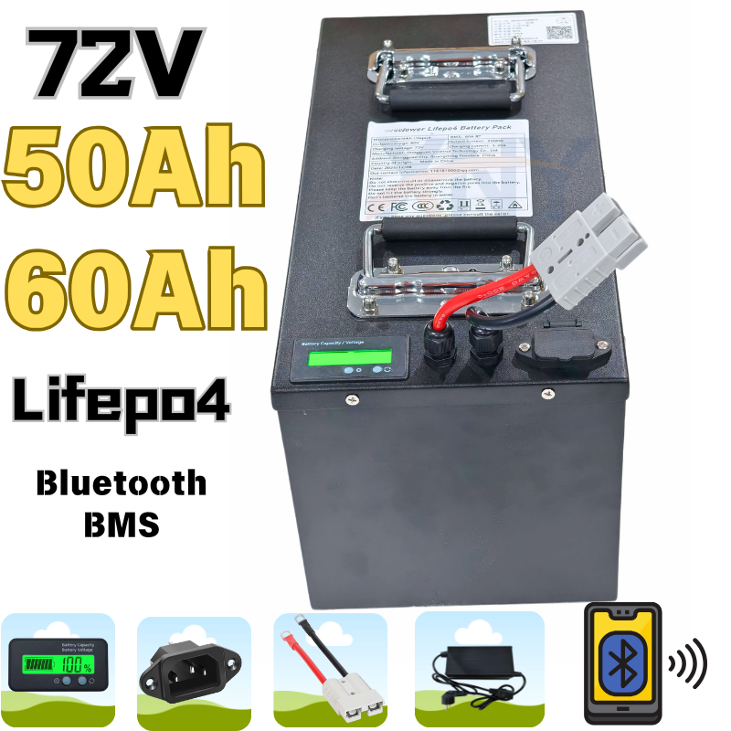 72V 60Ah Lifepo4 Battery Pack - 72 В 50 Ач 50 А
