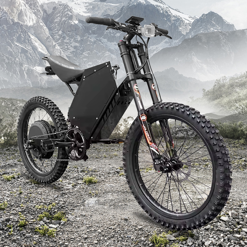 72V 12000W Electric Dirt Bike - Электрический велосипед 72В 12000Вт с задним