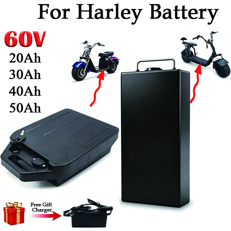 60V 30Ah Electric Scooter Battery - Аккумулятор для Harley 60V 20Ah 30Ah