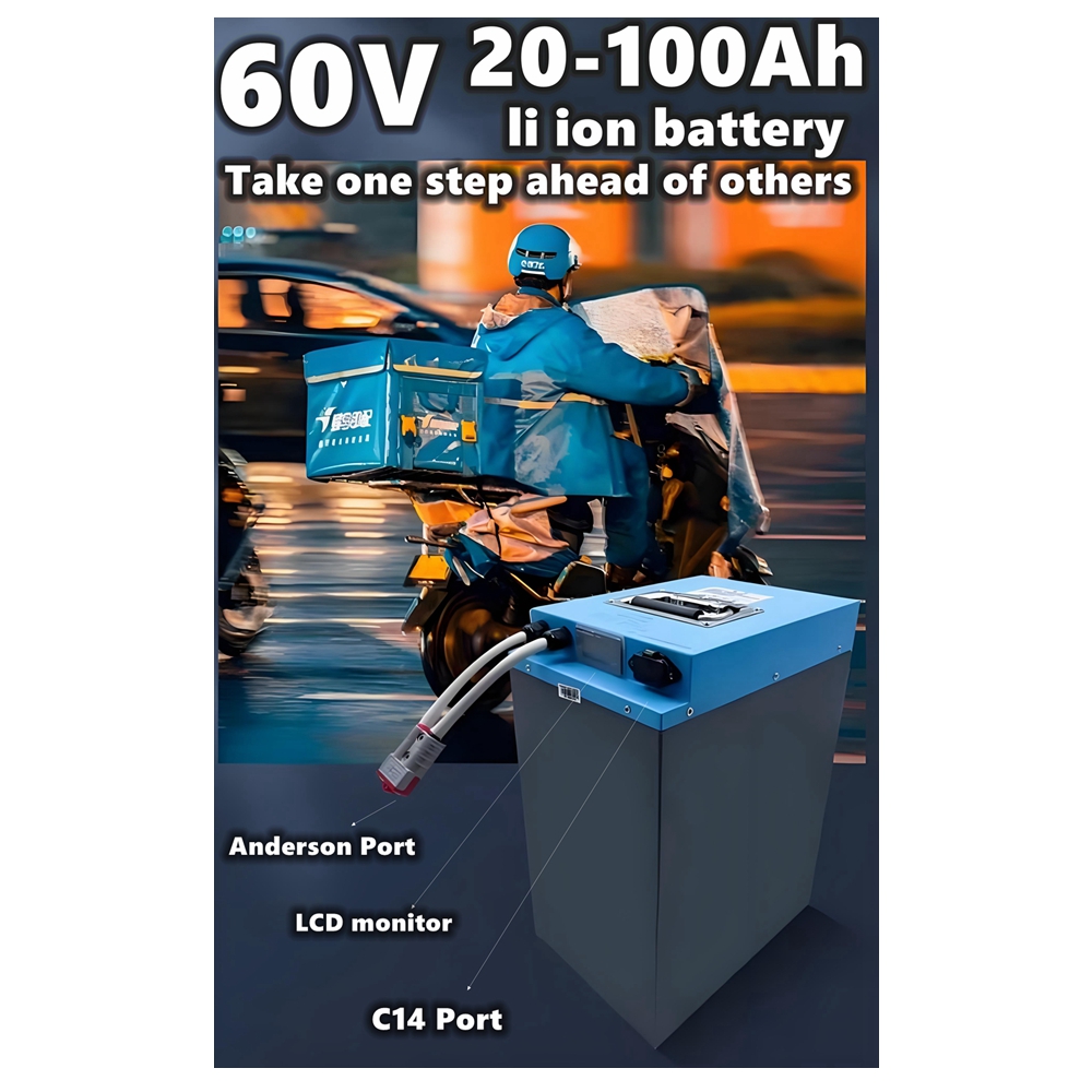 60V 30Ah Electric Scooter Battery - Литий-ионный аккумулятор для скутера HS 60V