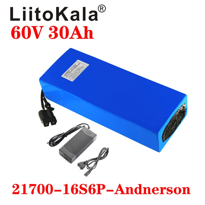 60V 30Ah Electric Scooter Battery - Аккумулятор для электрического скутера LiitoKala, 60