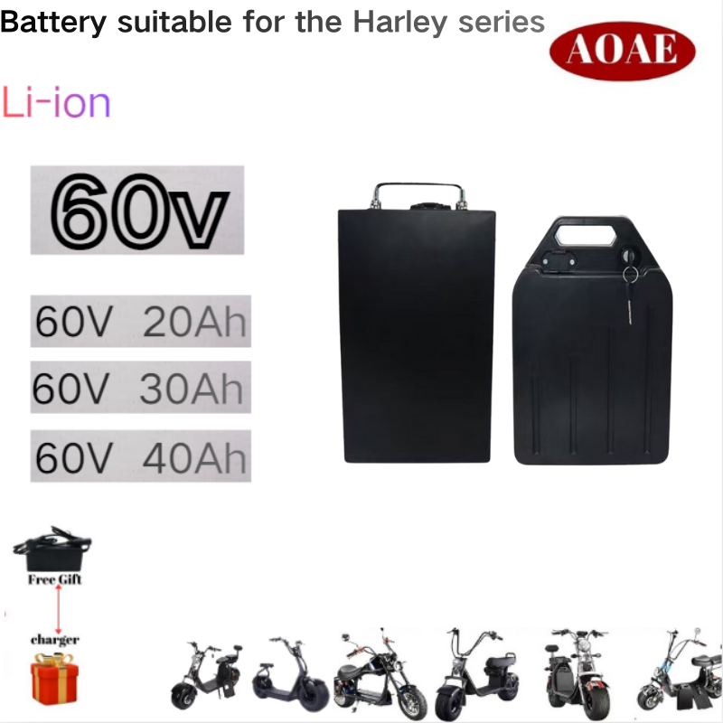 60V 30Ah Electric Scooter Battery - Литиевая батарея для электромотоциклов Harley 60V