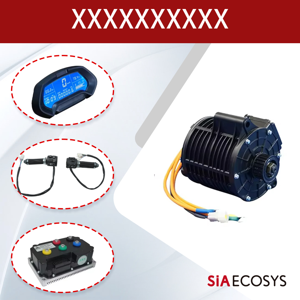 Mid Drive Motor Kit 72V 3000W - Комплект среднеприводного двигателя QSMOTOR QS138 3000W