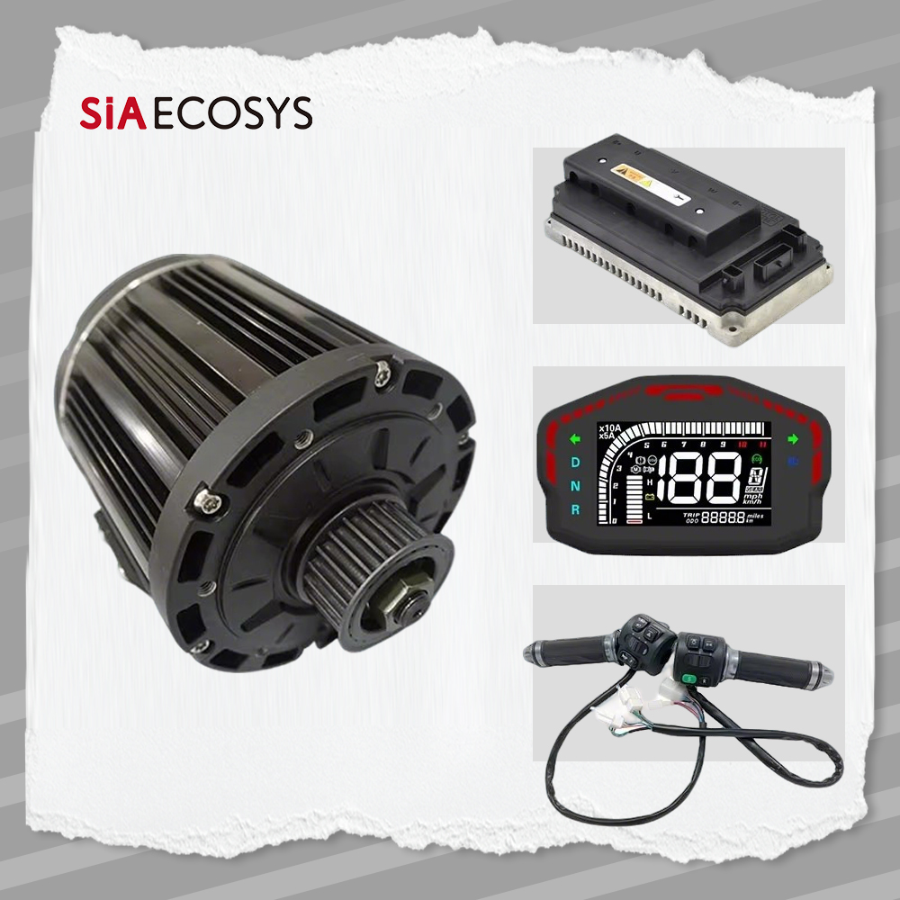 Mid Drive Motor Kit 72V 3000W - QS138 3000 Вт V1 Ременная конструкция