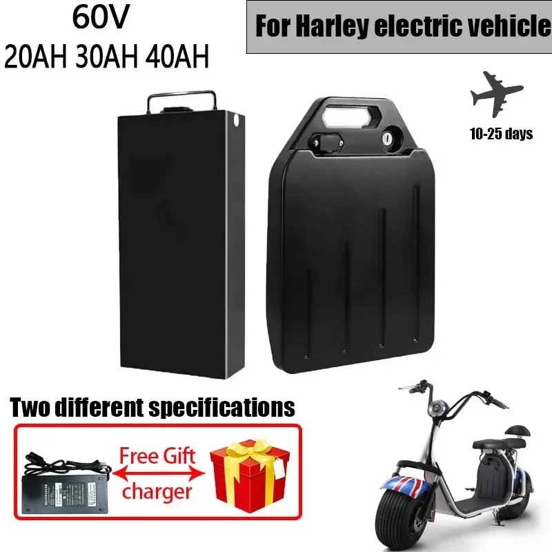 60 В 20 Ач-40 Ач2000 Вт литиев – обзор и цена 60V 30Ah Electric Scooter Battery
