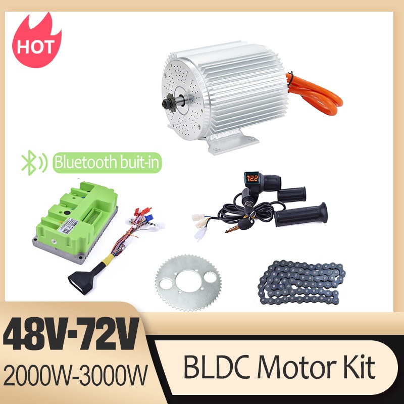 Высокоскоростной бесщеточный э – обзор и цена Electric Motorcycle Conversion Kit 72V
