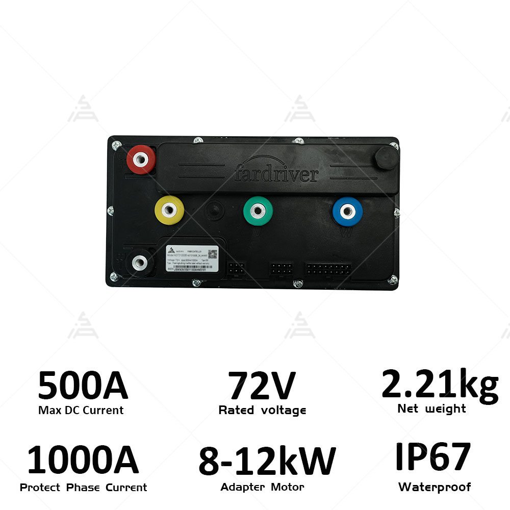 Программируемый синусоидальный – обзор и цена Fardriver Controller 72V 500A
