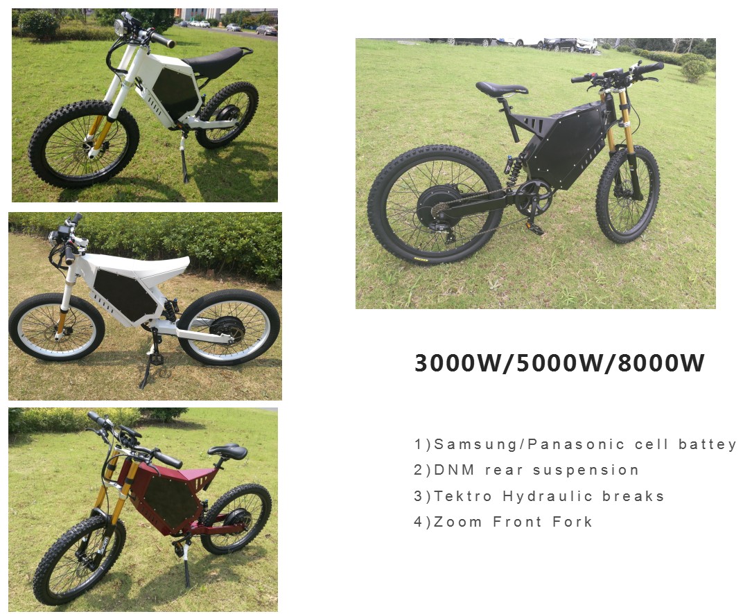 Электрический гибридный велоси – обзор и цена 72V 12000W Electric Dirt Bike