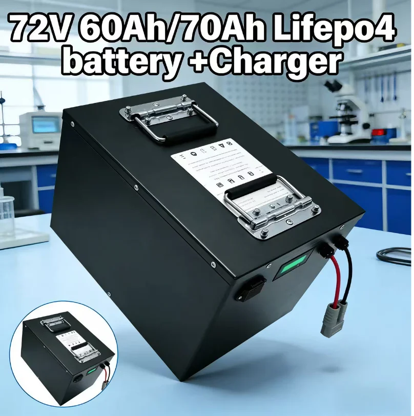 Мощный аккумуляторный блок LiF – обзор и цена 72V 60Ah Lifepo4 Battery Pack