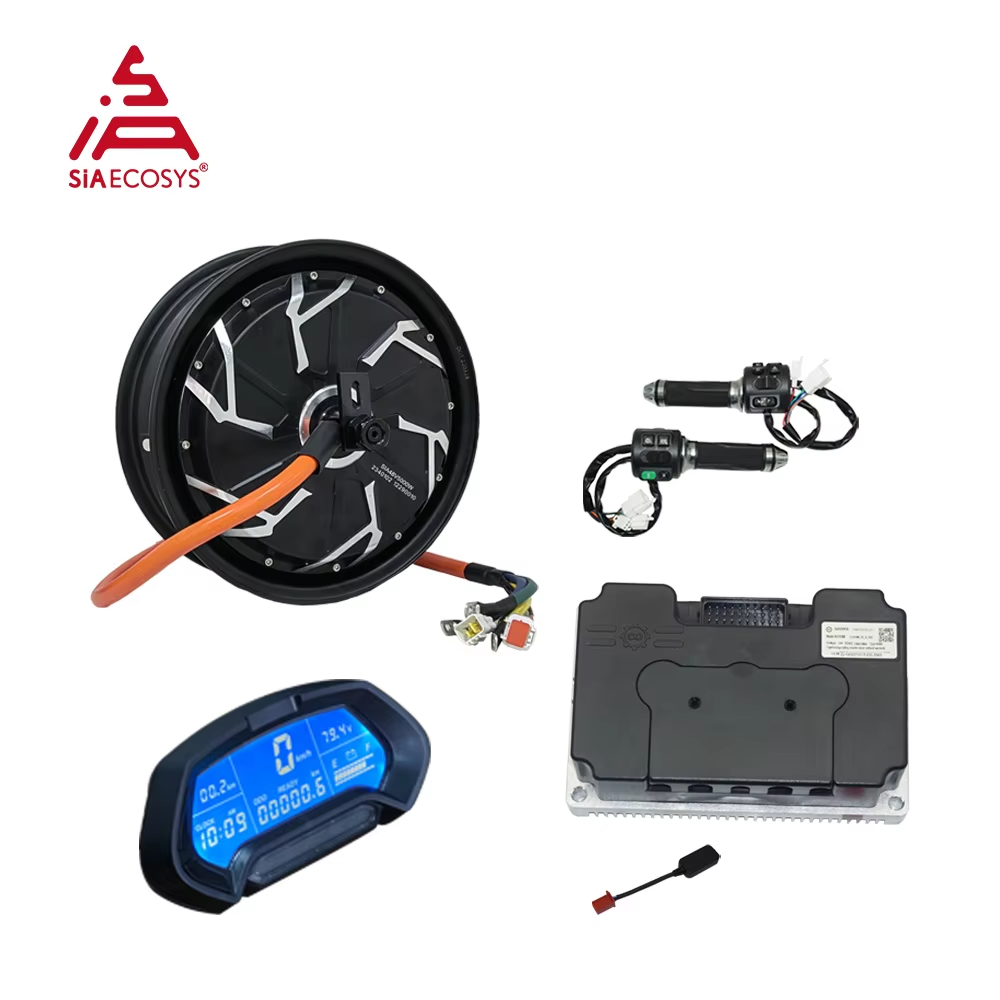 Двигатель QS 12*3,5 дюйма 5000 – обзор и цена Electric Motorcycle Conversion Kit 72V